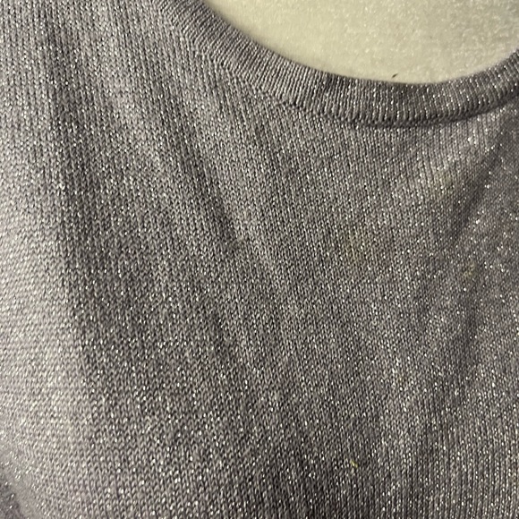 Villager by Liz Claiborne Pale Purple w/ a Sparkle Sweater w/ Short Sleeves!! - Picture 7 of 9